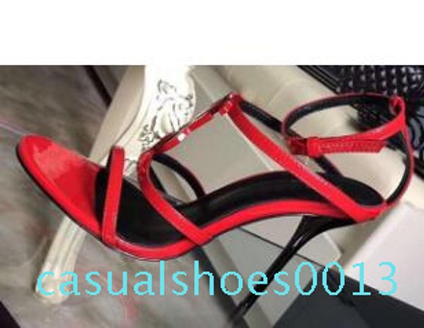2019 luxury designer style patent leather thrill heels women unique letters sandals dress wedding shoes shoes 35-41 c13, Black 
2019 luxury designer style patent leather thrill heels women unique letters sandals dress wedding shoes shoes 35-41 c13, Black