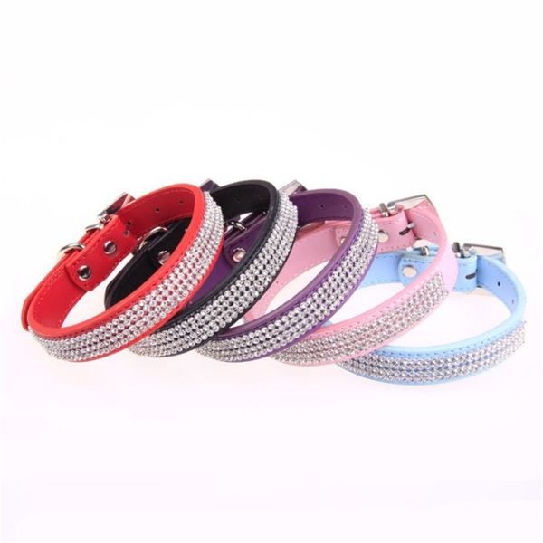 bling rhinestone pu кожа кристалл алмаза щенок воротник pet ошейники собак домашние принадлежности аксессуары для собак
bling rhinestone pu кожа кристалл алмаза щенок воротник pet ошейники собак домашние принадлежности аксессуары для собак