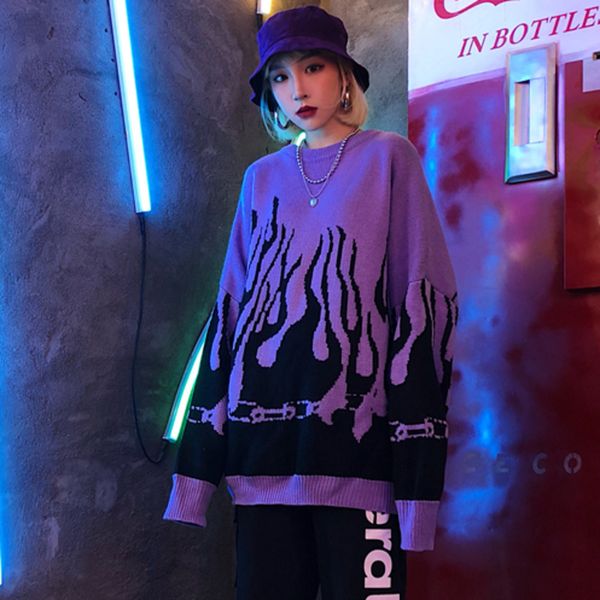 designer sweaters woman clothes autumn winter harajuku flame knitting bat sleeve pullover sweater men women tide outerwear drop shipping, White;black
designer sweaters woman clothes autumn winter harajuku flame knitting bat sleeve pullover sweater men women tide outerwear drop shipping, White;black