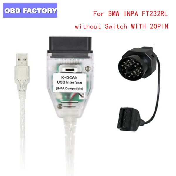 for inpa ft232rl without switch with 20pin obd2 cable diagnostic inpa k+dcan support k line for
for inpa ft232rl without switch with 20pin obd2 cable diagnostic inpa k+dcan support k line for