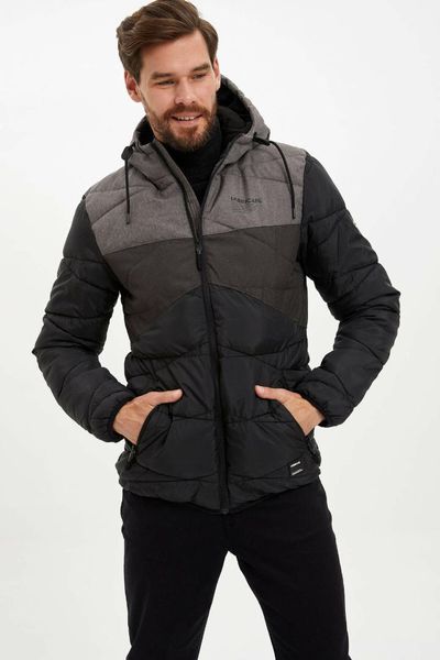 defacto winter men's hooded short warm parker coats male fashion patchwork zipper jackets men thick overcoat - l0818az19wn, Black
defacto winter men's hooded short warm parker coats male fashion patchwork zipper jackets men thick overcoat - l0818az19wn, Black