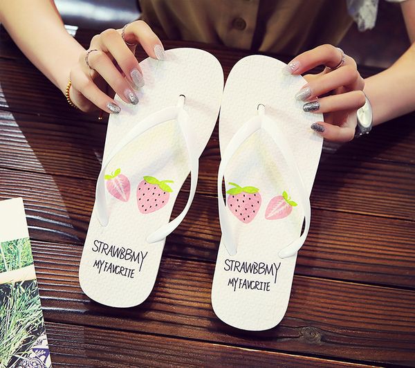 summer beach shoes cartoon fruit strawberry pattern sandals women slippers female slippers flip flops flat shoes women slides, Black
summer beach shoes cartoon fruit strawberry pattern sandals women slippers female slippers flip flops flat shoes women slides, Black