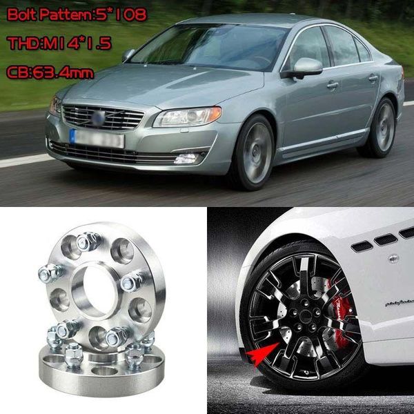 4pcs 1" wheel spacers adapters 5 lug 5x4.3"/5x108-14x1.5 studs for volvo s80 06
4pcs 1" wheel spacers adapters 5 lug 5x4.3"/5x108-14x1.5 studs for volvo s80 06