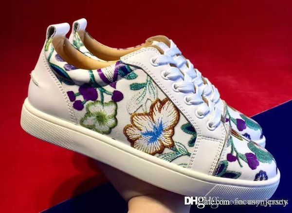 2018 new arrive france red bottom shoes super quality sneakers,genuine leather silk embroidery graffiti originals shoes women men size, Black
2018 new arrive france red bottom shoes super quality sneakers,genuine leather silk embroidery graffiti originals shoes women men size, Black