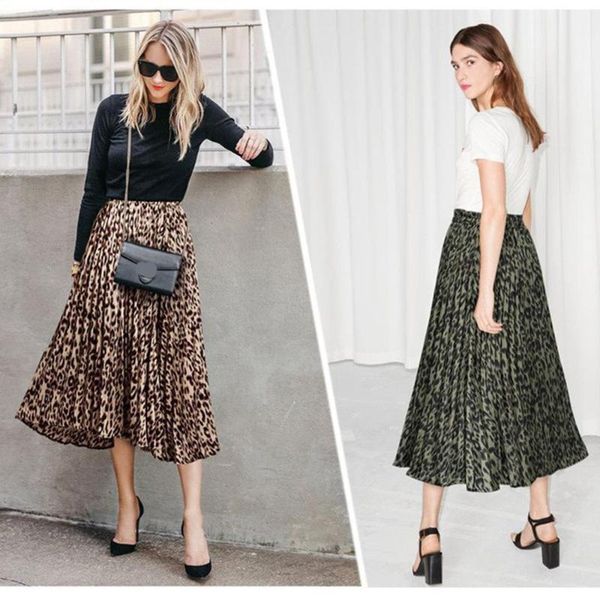 yfashion женщины моды плиссированные юбки большой размер leopard печати юбки летние modis длинные юбки spodnica femme streetwear, Black
yfashion женщины моды плиссированные юбки большой размер leopard печати юбки летние modis длинные юбки spodnica femme streetwear, Black