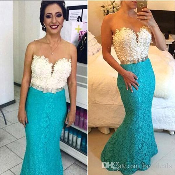 turquoise mermaid prom dresses 2k19 illusion neckline see though back lace beaded evening gowns formal pageant party gown 2020 custom ba2657, Black
turquoise mermaid prom dresses 2k19 illusion neckline see though back lace beaded evening gowns formal pageant party gown 2020 custom ba2657, Black
