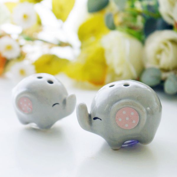ceramic cruet spice jar, cute elephant salt and pepper shaker for wedding bridal favor party supplies home desk decor, pack of 2
ceramic cruet spice jar, cute elephant salt and pepper shaker for wedding bridal favor party supplies home desk decor, pack of 2