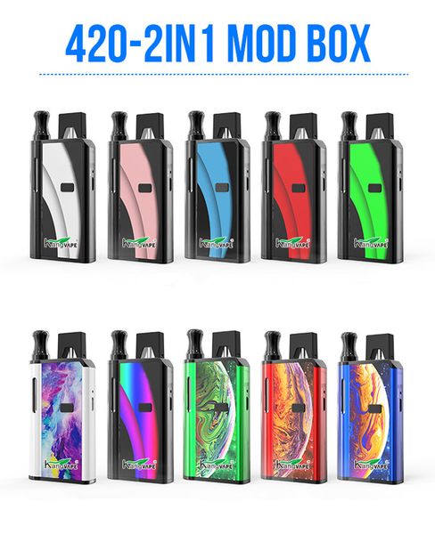 100% Original Kangvape 420 2in1 Box Mod 650mAh Preheat Voltage VV Battery 2-in-1 Vape Compatible Pod 510 Carts Cartridge 7264991 DHL Free
100% Original Kangvape 420 2in1 Box Mod 650mAh Preheat Voltage VV Battery 2-in-1 Vape Compatible Pod 510 Carts Cartridge 7264991 DHL Free