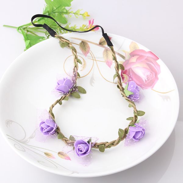 flower headband beautiful rose flower headbands for girls bohemian style wreath wedding floral garland hair accessories, Slivery;white
flower headband beautiful rose flower headbands for girls bohemian style wreath wedding floral garland hair accessories, Slivery;white