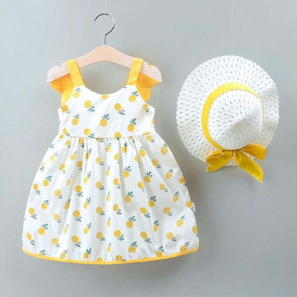 telotunydress toddler baby kids girls sleeveless print wings suspenders princess dress+hat clothes set baby dress summer 2020may, Red;yellow
telotunydress toddler baby kids girls sleeveless print wings suspenders princess dress+hat clothes set baby dress summer 2020may, Red;yellow