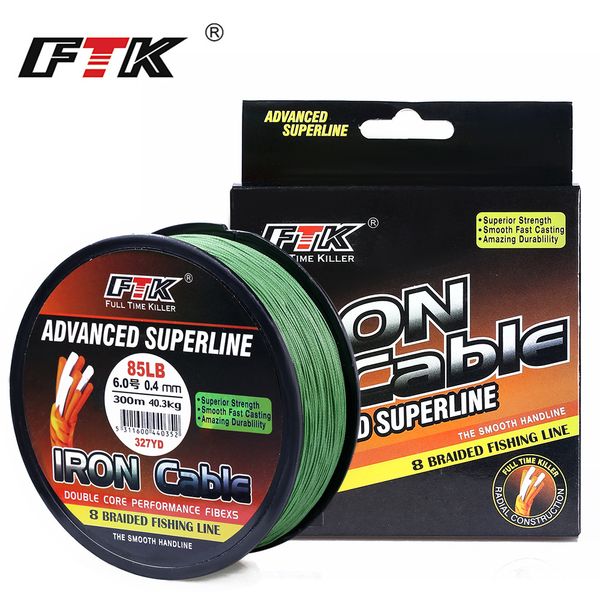 ftk 8 braided wire 300m 1.0-6.0# code 23-85lb 4 colors braided fishing line super abrasion resistance fishing line
ftk 8 braided wire 300m 1.0-6.0# code 23-85lb 4 colors braided fishing line super abrasion resistance fishing line