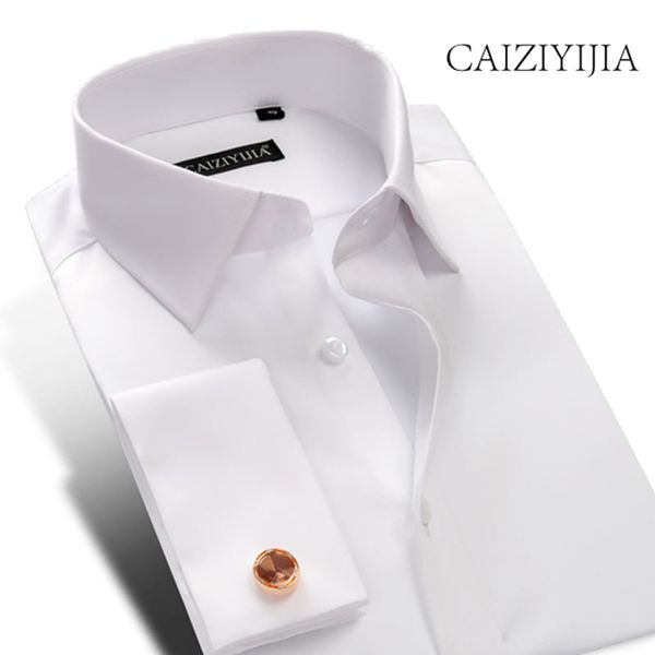 caiziyijia 2018 новый дизайнер французский манжеты платье рубашка с запонками высокое качество твердые с длинным рукавом свадебное платье би, White;black
caiziyijia 2018 новый дизайнер французский манжеты платье рубашка с запонками высокое качество твердые с длинным рукавом свадебное платье би, White;black