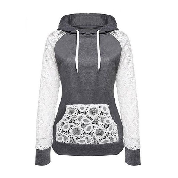 new women's stylish sheer lace floral long-sleeve hoodies loose pullover sweatshirt, Black
new women's stylish sheer lace floral long-sleeve hoodies loose pullover sweatshirt, Black