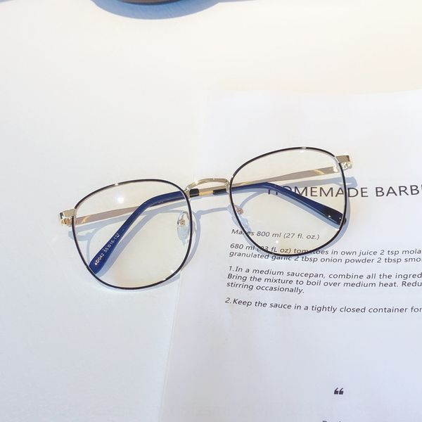 style plain-looking artifact ins personalized glasses frame glasses frame male fashion student gold silk female, Silver 
style plain-looking artifact ins personalized glasses frame glasses frame male fashion student gold silk female, Silver