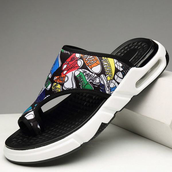 summer fashion men's printed sandals slippers korean youth cool beach shoes breathable mesh men's casual sandals men rubber shoe, Black
summer fashion men's printed sandals slippers korean youth cool beach shoes breathable mesh men's casual sandals men rubber shoe, Black