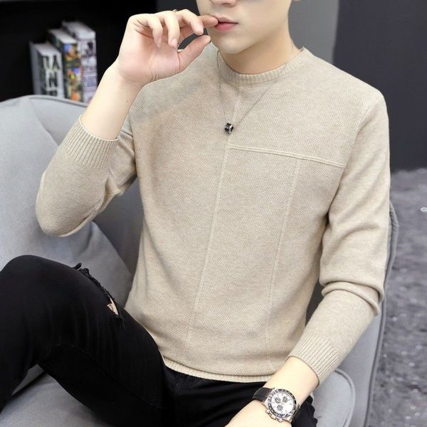 men's sweaters sweater round neck korean version fashion autumn and winter bottoming shirt youth slim, White;black
men's sweaters sweater round neck korean version fashion autumn and winter bottoming shirt youth slim, White;black