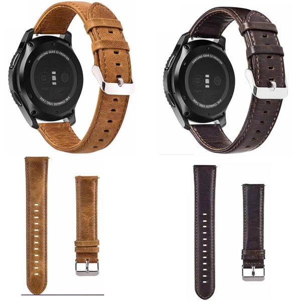 leather strap for samsung galaxy watch 42 46 band active gear sport s2 s3 neo live ticwatch e 1 2 pro zenwatch 1 2 bracelet, Black;brown
leather strap for samsung galaxy watch 42 46 band active gear sport s2 s3 neo live ticwatch e 1 2 pro zenwatch 1 2 bracelet, Black;brown