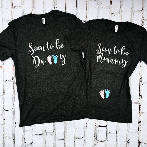 women's t-shirt pregnancy reveal shirts, couples announcement shirts plus size harajuku tshirt, White
women's t-shirt pregnancy reveal shirts, couples announcement shirts plus size harajuku tshirt, White