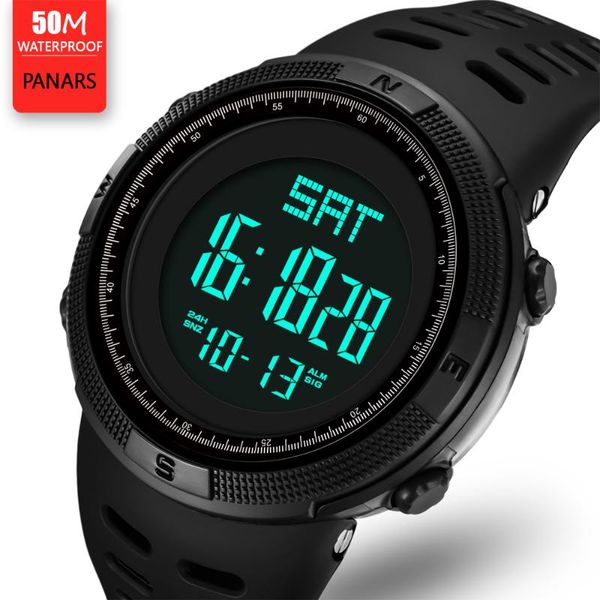 brand men watch outdoor sports watches men running big dial digital wristwatches chronograph pu strap 50m waterproof watch, Slivery;brown
brand men watch outdoor sports watches men running big dial digital wristwatches chronograph pu strap 50m waterproof watch, Slivery;brown