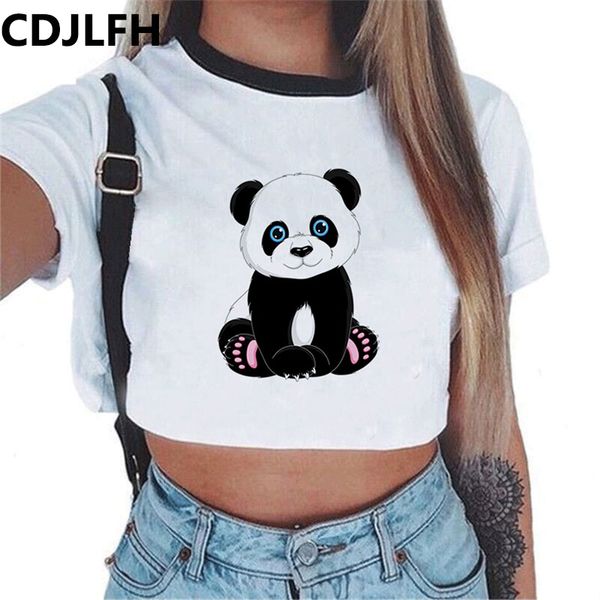 cdjlfh harajuku summer ladies panda print tee for women t-shirt causl t shirt white short sleeve crop tshirt
cdjlfh harajuku summer ladies panda print tee for women t-shirt causl t shirt white short sleeve crop tshirt