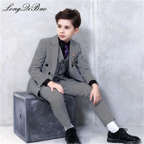 2020 new classic houndstooth boys and girls show catwalk christmas suit flower girl suit piano costume, Black
2020 new classic houndstooth boys and girls show catwalk christmas suit flower girl suit piano costume, Black