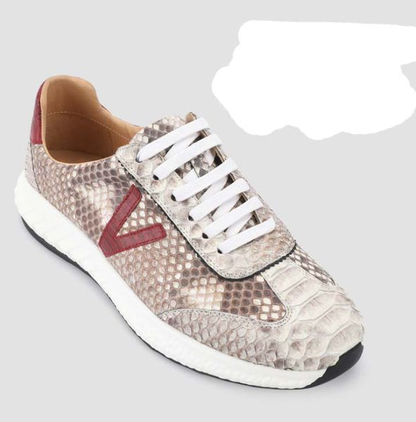 hujingsha high-end luxury python skin men shoes men casual shoes non-slip breathable male shoes genuine leather, Black
hujingsha high-end luxury python skin men shoes men casual shoes non-slip breathable male shoes genuine leather, Black