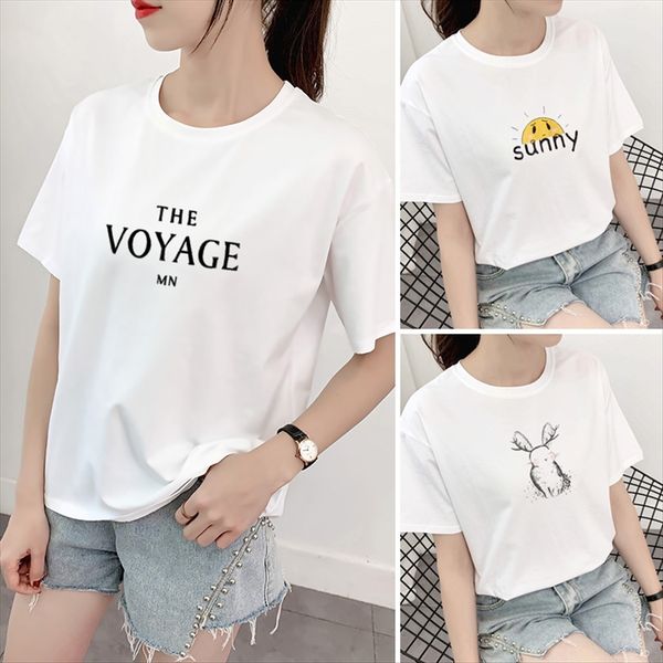 t-shirt 2020 pure cotton clothing short sleeve t-shirt women's white loose large size women's clothing
t-shirt 2020 pure cotton clothing short sleeve t-shirt women's white loose large size women's clothing