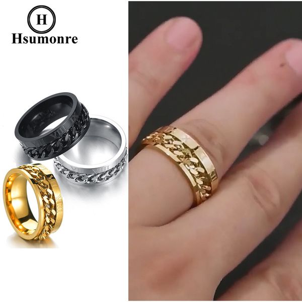 roman number spinner rings for men chain rotate 8mm rings grooved titanium steel wedding pormise band ring black golden, Golden;silver
roman number spinner rings for men chain rotate 8mm rings grooved titanium steel wedding pormise band ring black golden, Golden;silver