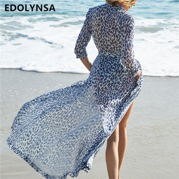 leopard chiffon beach cover up tunics for beach long kaftan bikini cover up robe de plage sarong swimsuit coverup #q569, Blue;gray
leopard chiffon beach cover up tunics for beach long kaftan bikini cover up robe de plage sarong swimsuit coverup #q569, Blue;gray
