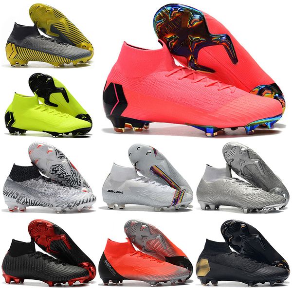 Mens High Tops Football Boots Superfly 6 Elite FG Soccer Shoes Original CR7 Mercurial Superfly VI 360 Neymar NJR ACC Soccer Cleats
Mens High Tops Football Boots Superfly 6 Elite FG Soccer Shoes Original CR7 Mercurial Superfly VI 360 Neymar NJR ACC Soccer Cleats