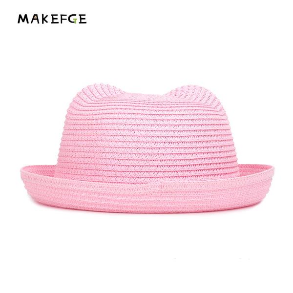 2019 new fashion popular summer hat children's breathable multicolor cat ears straw cap solid color boy girl baby kids sun hat gykas, Yellow
2019 new fashion popular summer hat children's breathable multicolor cat ears straw cap solid color boy girl baby kids sun hat gykas, Yellow
