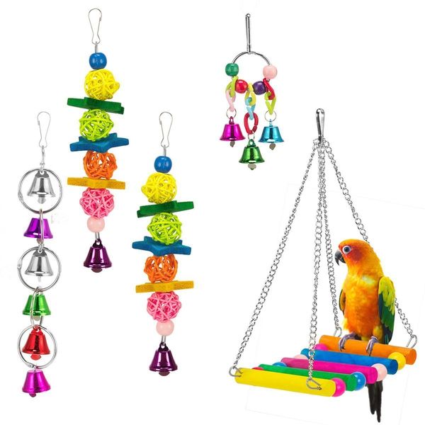 parrot gnaw toys bird toys swing simple and easy small bell string 6 small bell sepaktakraw string 5 paper suit
parrot gnaw toys bird toys swing simple and easy small bell string 6 small bell sepaktakraw string 5 paper suit