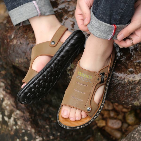 2020 designer summer new sandals men's outdoor fashion sandals and slippers non-slip tide wild, Black
2020 designer summer new sandals men's outdoor fashion sandals and slippers non-slip tide wild, Black