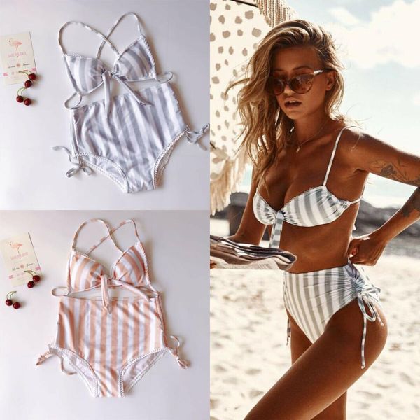 women padded bikini set monokini swimwear swimsuit bathing suit brazilian stripe swimming suit biquini
women padded bikini set monokini swimwear swimsuit bathing suit brazilian stripe swimming suit biquini