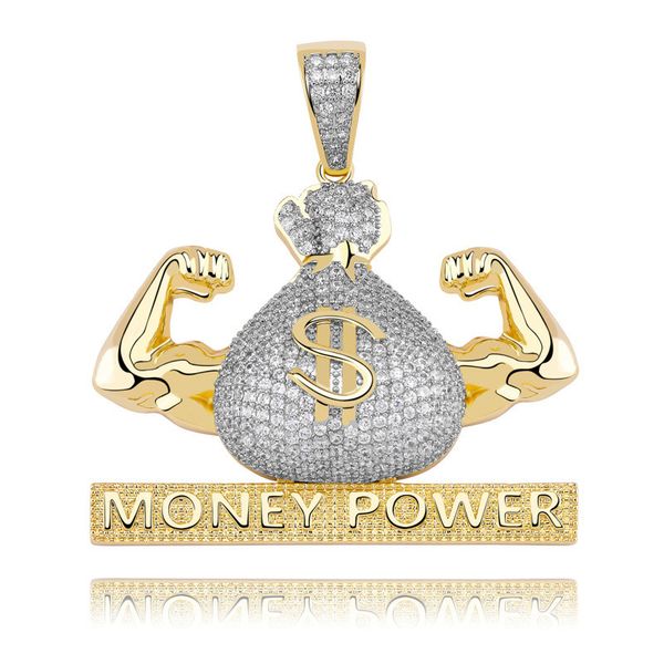 hip hop us dollar money power pendant necklace pendant with rope chain 4mm tennis chain men's zircon hip hop rock jewelry, Silver
hip hop us dollar money power pendant necklace pendant with rope chain 4mm tennis chain men's zircon hip hop rock jewelry, Silver