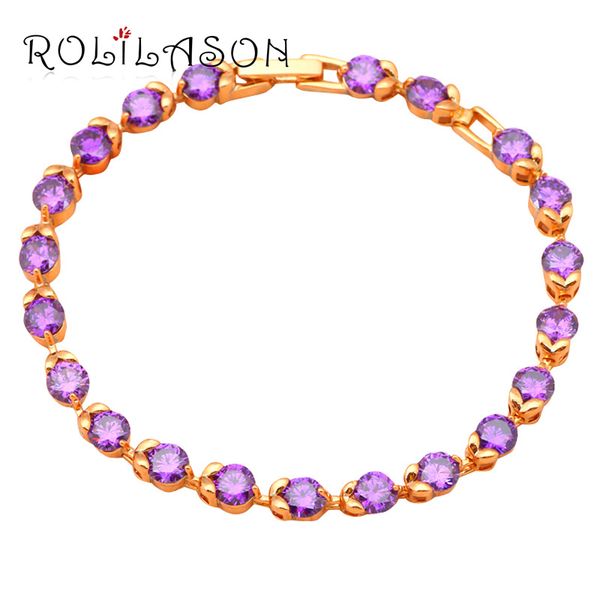 rolilason romantic design purple zircon crystal golden bracelet lead fashion jewelry tb501 ing, Golden;silver
rolilason romantic design purple zircon crystal golden bracelet lead fashion jewelry tb501 ing, Golden;silver