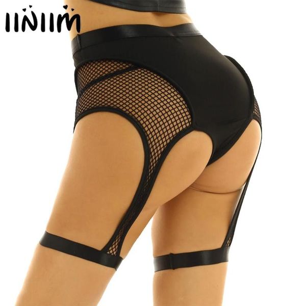 iiniim womens ladies parties cocktail panties high-waisted see through fishnet splice cutout legging half pants booty shorts, Black;pink
iiniim womens ladies parties cocktail panties high-waisted see through fishnet splice cutout legging half pants booty shorts, Black;pink