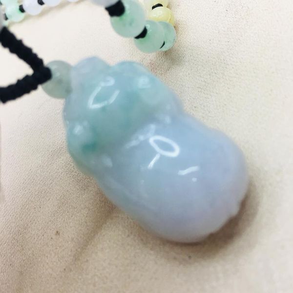 lockets pure natural emerald jade carving two-color big pig pendant three-color necklace for men and women, Silver
lockets pure natural emerald jade carving two-color big pig pendant three-color necklace for men and women, Silver