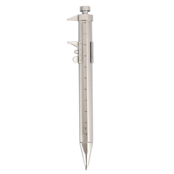 0.5mm creative vernier caliper ballpoint pen multifunctional scale ruler student writing stationery (silver) school supply, Blue;orange
0.5mm creative vernier caliper ballpoint pen multifunctional scale ruler student writing stationery (silver) school supply, Blue;orange