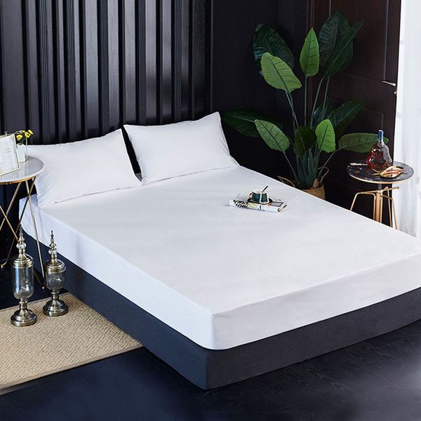 breathable solid hypoallergenic dustproof waterproof pad home bed cover mattress protector smooth washable non slip elastic band
breathable solid hypoallergenic dustproof waterproof pad home bed cover mattress protector smooth washable non slip elastic band