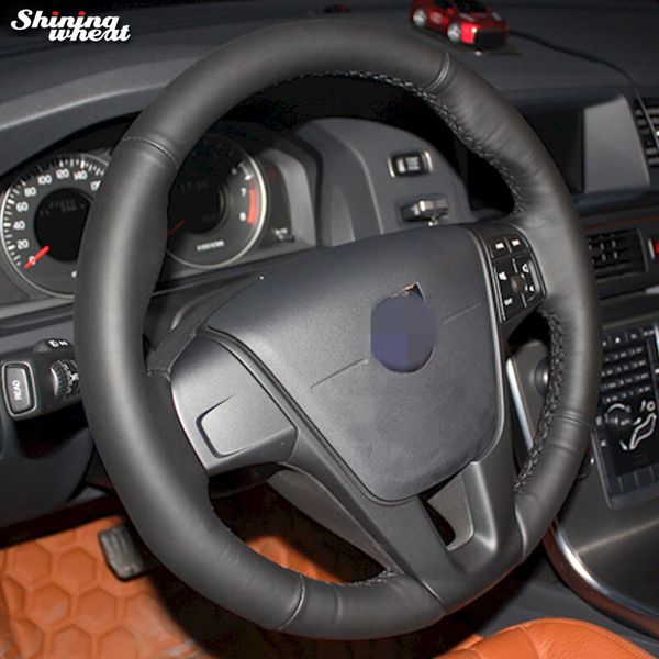 shining wheat black leather car steering wheel cover for s60 v40 v60 v70 2014 xc60
shining wheat black leather car steering wheel cover for s60 v40 v60 v70 2014 xc60