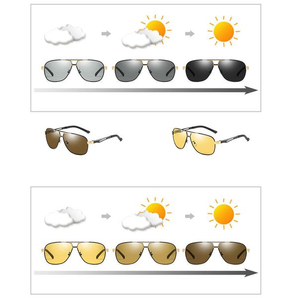 classic men polarized pchromic sunglasses mens transition lens driving glasses male driver safty goggles oculos gafas de sol, White;black
classic men polarized pchromic sunglasses mens transition lens driving glasses male driver safty goggles oculos gafas de sol, White;black