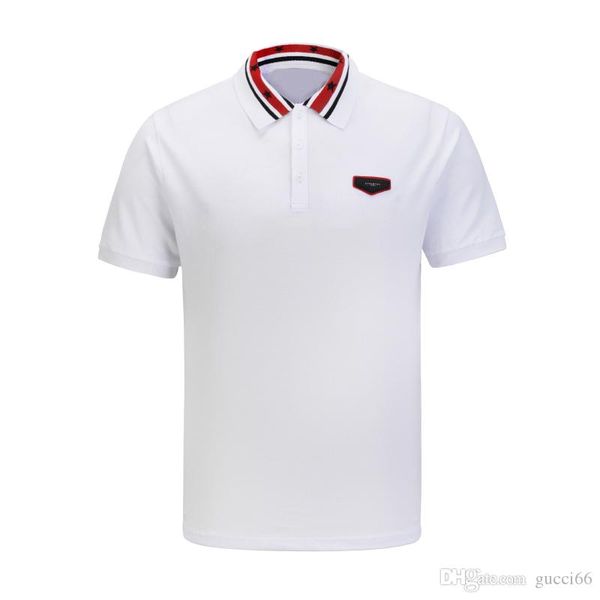 brand new men's polo shirts fashion classic harajuku casual polo t shirts high street clothes designer little embroidery mens polos shi, White;black