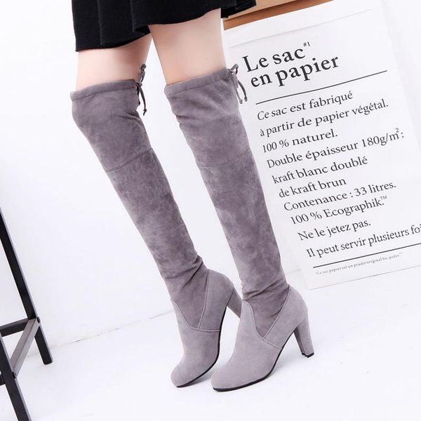 women winter boots 2019 new women shoes ladies thigh high boots warm plush over the knee high heel, Black
women winter boots 2019 new women shoes ladies thigh high boots warm plush over the knee high heel, Black