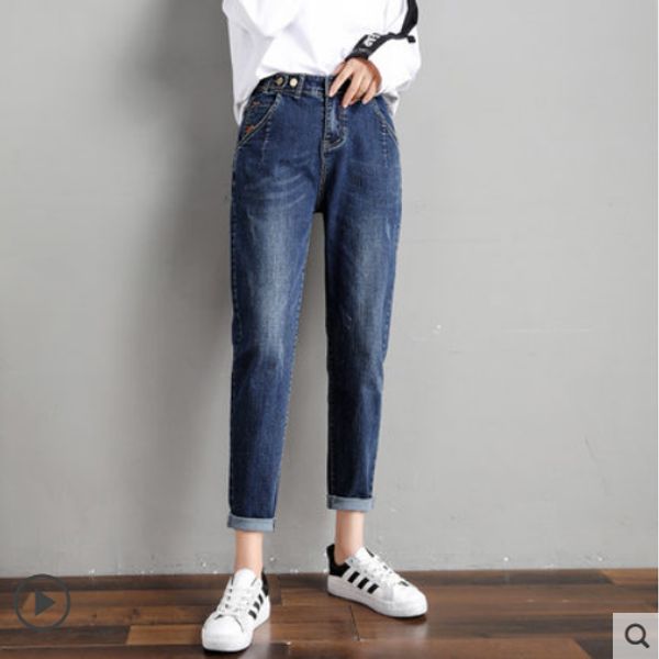 dark blue harlan jeans female joker high adjustable waist elastic thin torre pants pants and feet
dark blue harlan jeans female joker high adjustable waist elastic thin torre pants pants and feet