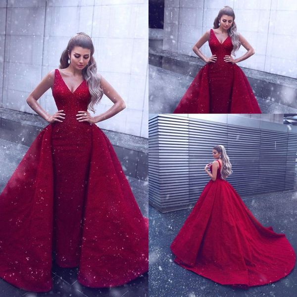 elegant burgundy v neck sequin mermaid long evening dresses 2019 ruched over skirts floor length formal prom party dresses bc1337, Black;red
elegant burgundy v neck sequin mermaid long evening dresses 2019 ruched over skirts floor length formal prom party dresses bc1337, Black;red