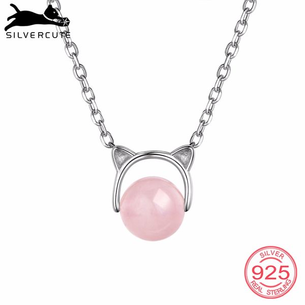 silvercute розовый кристалл ожерелье девушки подарок штраф стерлингового серебра 925 женщин ювелирные изделия кошка уха кулон ожерелья 18 дю, Silver
silvercute розовый кристалл ожерелье девушки подарок штраф стерлингового серебра 925 женщин ювелирные изделия кошка уха кулон ожерелья 18 дю, Silver