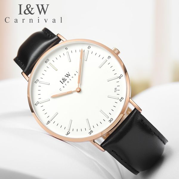 carnival men's quartz watches men t25 tritium luminous wrist watch man fashion business waterproof leather clock reloj hombre, Slivery;brown
carnival men's quartz watches men t25 tritium luminous wrist watch man fashion business waterproof leather clock reloj hombre, Slivery;brown