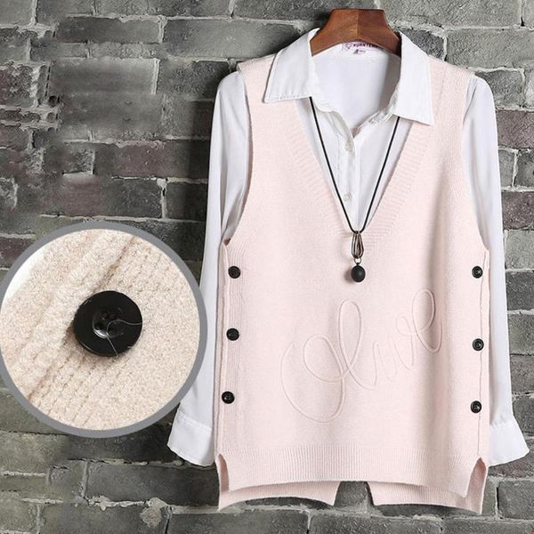 spring vest waistcoat women side buttons casual knitted sweater vest sleeveless female short sleeveless pullover plus size, Black;white
spring vest waistcoat women side buttons casual knitted sweater vest sleeveless female short sleeveless pullover plus size, Black;white