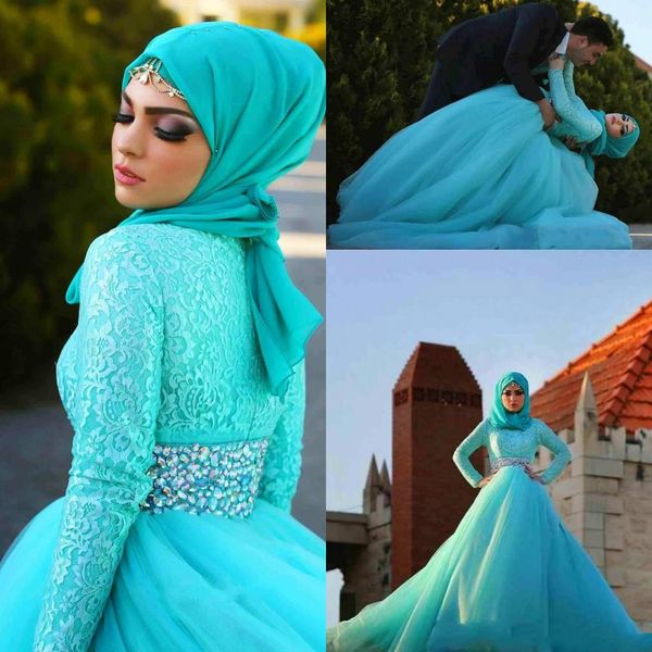 vintage turquoise muslim evening dresses long sleeves beaded lace puffy tulle vestidos de los arabes arabic prom bridal gowns evening wear, Black;red
vintage turquoise muslim evening dresses long sleeves beaded lace puffy tulle vestidos de los arabes arabic prom bridal gowns evening wear, Black;red